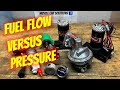 Fuel pressure or fuel flow which matters more