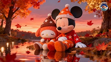 Autumn Piano 🍂 Soothing Music for Stress Relief & Deep Sleep 🌙 4K Cozy Fall Night 💤