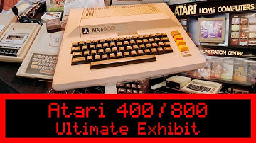 The Ultimate Atari 400  / 800 40th Anniversary Exhibit with Curt Vendel of AtariMuseum.com VCF East