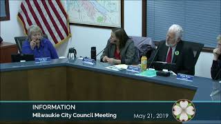 City Council Regular Session 5/21/2019