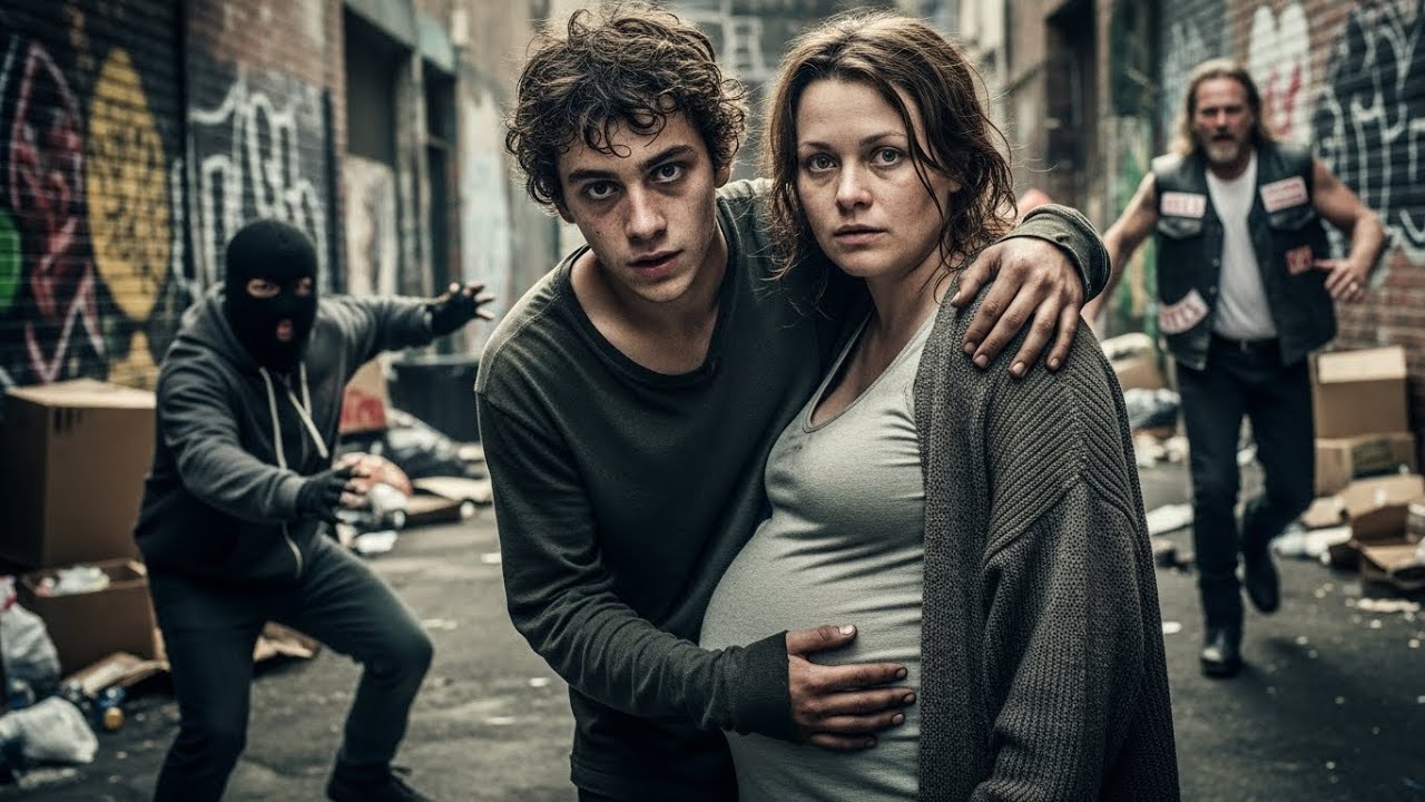 Homeless Boy Saved a Biker's Wife from an Armed Robber — What the Hells Angels Did Next..