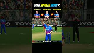 😱 Bumrah vs Starc vs Archer – Who Bowled Best?#shorts #cricketgame
