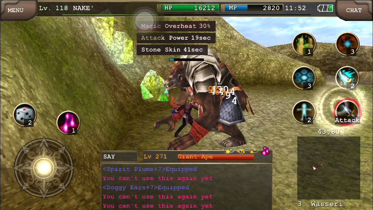 iruna online enchanter vs giant ape&sianas YouTube