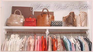 Declutter With Me! Simplifying My Closet & Letting Go