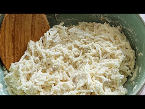 Video: Celery Root Salad With Yogurt - Recipe With Photo Step By Step