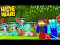 Minecraft SNEAK ATTACK turns into a HUGE BATTLE! (Hide Or War #5)