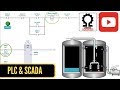 Waste Water Tank process PLC and SCADA simulation