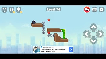 Snake Puzzle Slither to Eat  Level 74 walkthrough Solution | Gameplay 