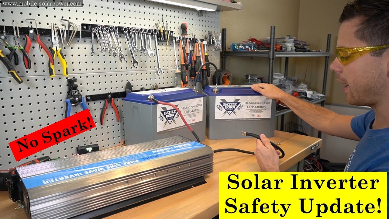 How to Pre-charge Large Off-grid Inverters SAFELY. Save your eyes and ...