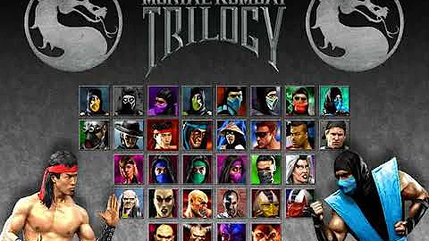 How many characters did Mortal Kombat Trilogy have?