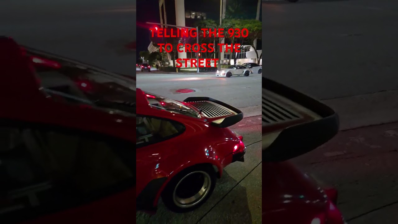 AST DRIVE | RARE PORSCHE 930 TURBO SLANTNOSE VIP PARKING DRT11