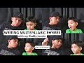 Writing MULTISYLLABIC RHYMES With My DADDY LOONIE KING PERORAMAS
