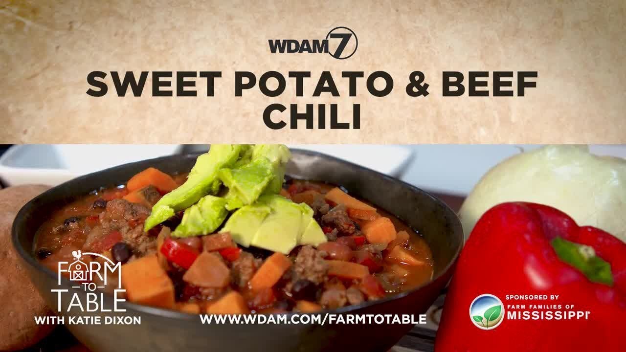 Farm to Table: Sweet Potato & Beef Chili