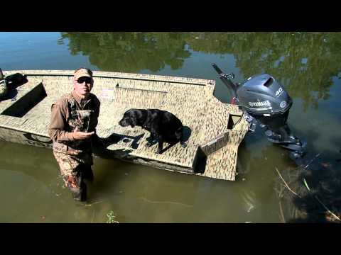 Floatation Pods On Aluminum Catfish Boats | FunnyDog.TV