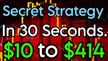 $10 to $414 in 30 Seconds | 5 Sec. Secret Strategy Trading Binary Options