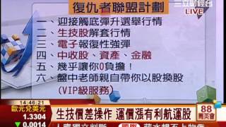 王信傑-0820 生技價差操作 運價漲航運有機可趁∣88菁英會∣三立財經台CH88