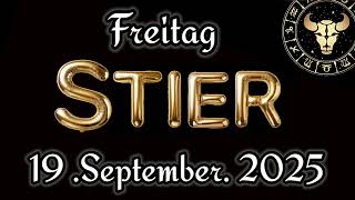 Horoskop heute Stier Und Tarot, Freitag, 19 September 2025