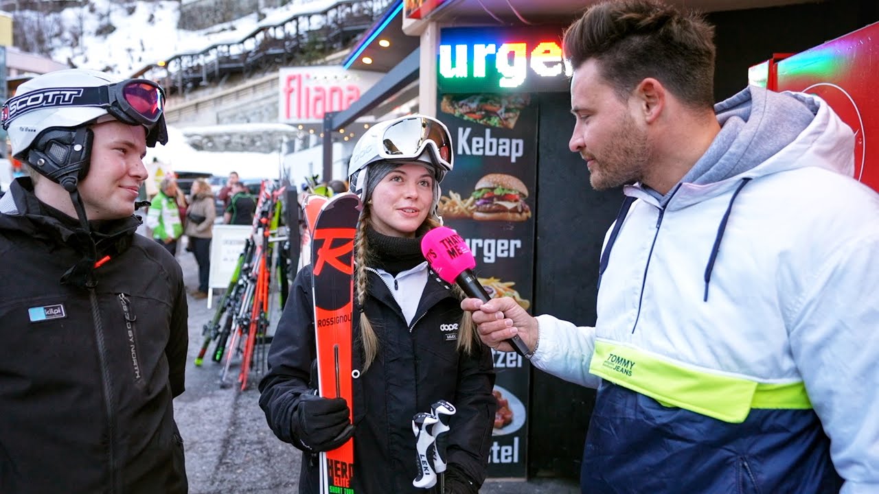 ⁣Frauen klären beim Apres-Ski 😂 - Straßenumfrage in Österreich