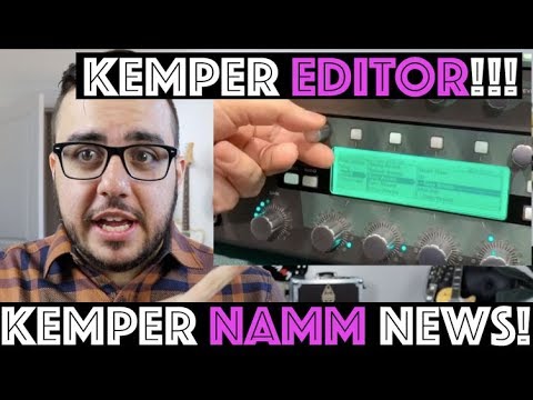 Kemper Editor Is Here Kemper Namm News Tone Junkie Tv
