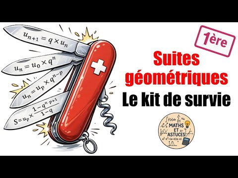 Spé Maths 1ère - Suites géométriques : cours + exo type bac