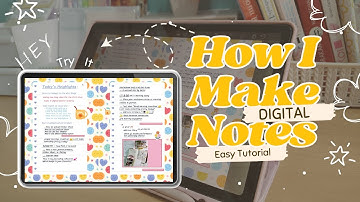  Make Aesthetic Digital Notes with me ✍️ | Penly App tools full tutorial | Easy Tutorial