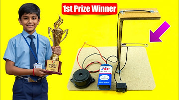 How To Make Earthquake Alarm Working Model | Inspire Award Project | Inspire Manak Award