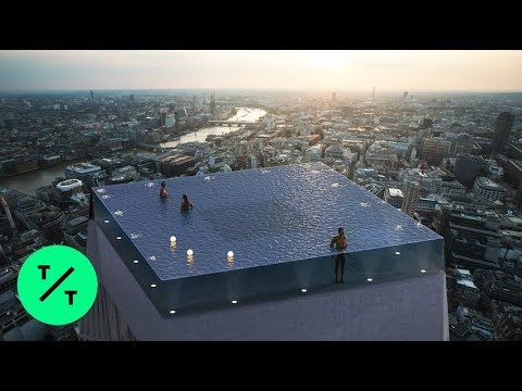 Video: Uendelig Basseng Med 360-graders Utsikt Over En Skyskraper I London