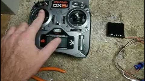 Spektrum Dx6i and Sabertooth 2X25 Test