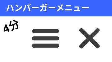 4分で作るアニメーション 付きのハンバーガーメニューアイコンcreate hamburger menu icon animation in 4 minute, HTML CSS JavaScript