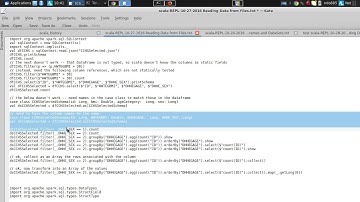 High Level Discussion of Reading from JSON File in Spark in Scala Using DataFrames and Datasets