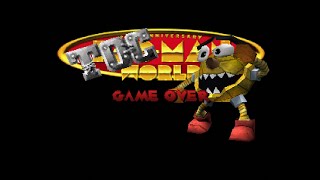 Pac-Man World Game Over Screen
