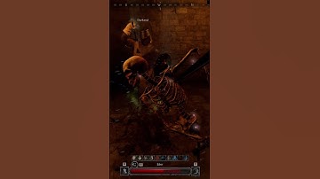 Skeleton bro sets up a longsword riposte kill in Dark and Darker