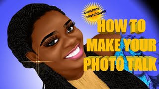 Do you know your picture can talk? how to make your cartoon picture talk on your smartphone. screenshot 2