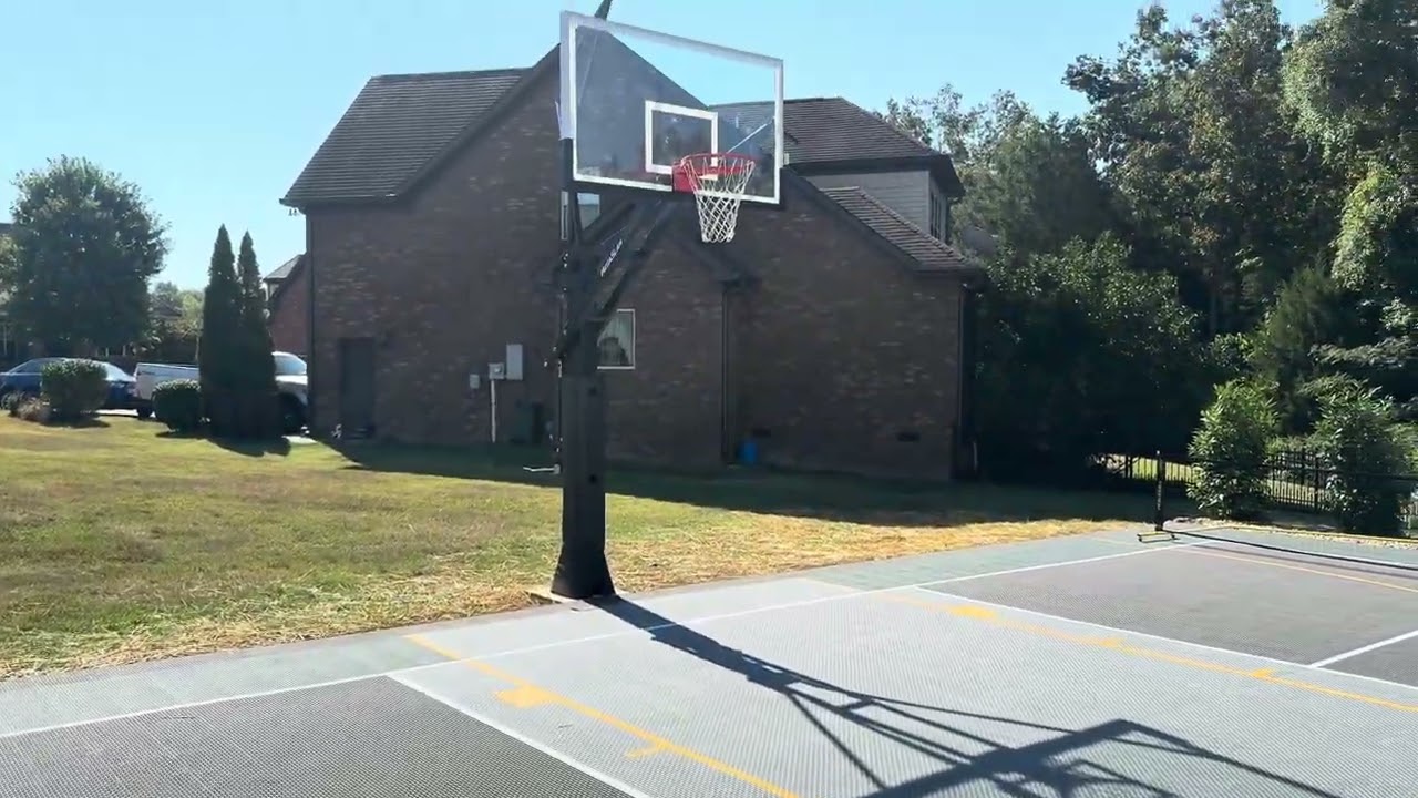 🏀 Backyard Basketball Court Installation | Turft Synthetic Game Courts Nashville