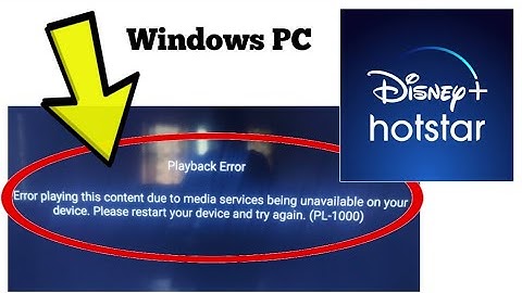 How To Fix Disney+ Hotstar Website Playback Error (PL-1000) Problem on Windows PC Chrome Browser