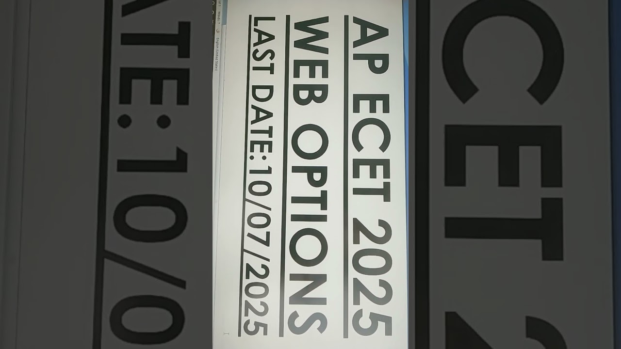 AP ECET 2025. WEB OPPTIONS LAST DATE ECET WEB OPTIONS LAST DATE 2025 ECET 2025 WEB OPTIONS 2025