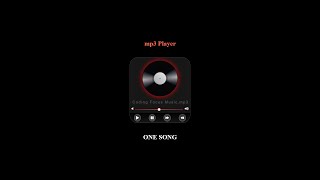 Create  a Simple Mp3 Player (one Song) using [HTML, Css and JS]...