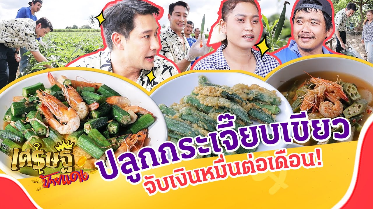 ล้วงเคล็ดลับปลูกกระเจี๊ยบเขียว จ่ายน้อยแต่ได้จับเงินหมื่นต่อเดือน | เศรษฐีป้ายแดง EP.290 | 19 ต.ค.68