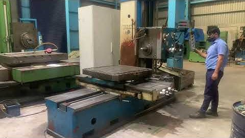 Wotan B80 Boring Machine - Satish Engineering