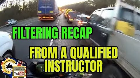 How to filter on a motorcycle |  Recap