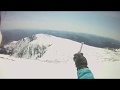 Skiing from Summit of Mt Washington over Tuckerman's Ravine - GoPro