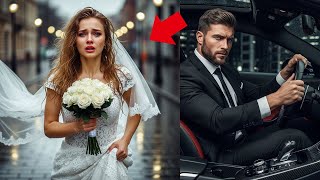 En Su Boda Forzada Escapó Llorando Y Terminó Subiendo Al Auto De Un Millonario Sin Saberlo.
