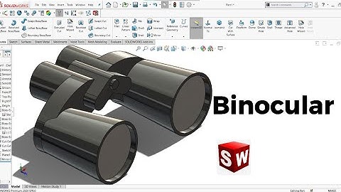 Solidworks Tutorial for Beginners : Part 13 | Binocular | Cad Cam Design Tutorials