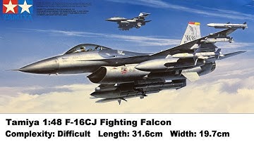 Tamiya 1:48 F-16CJ Fighting Falcon Kit Review