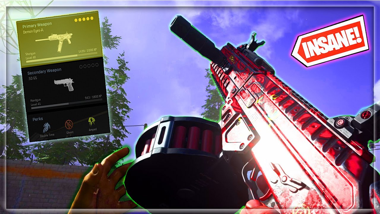 This "FREE" Demon Eyes Shotgun Variant is SUPER RARE! (Best Modern Warfare Class Setups)