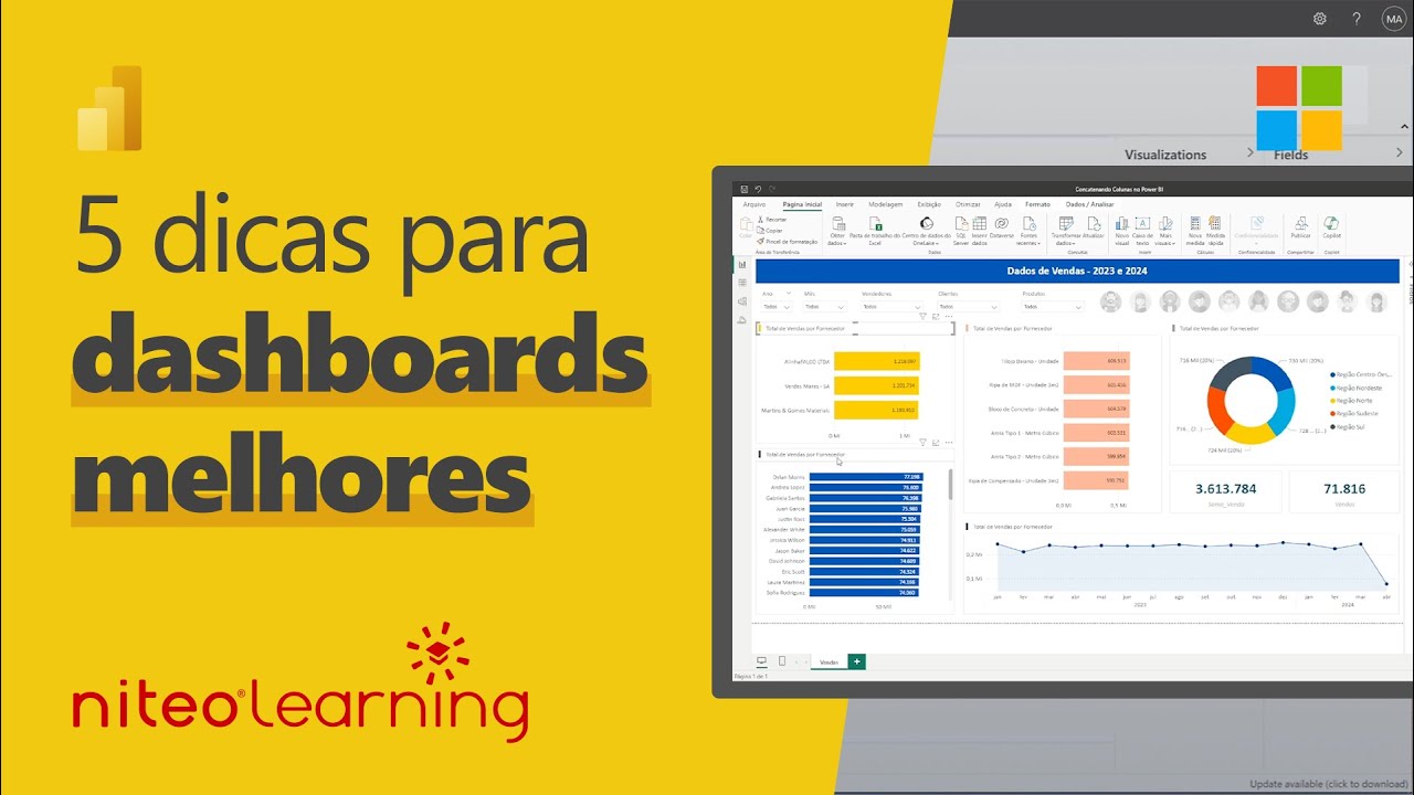 5 DICAS para criar DASHBOARDS MELHORES no Power BI - YouTube