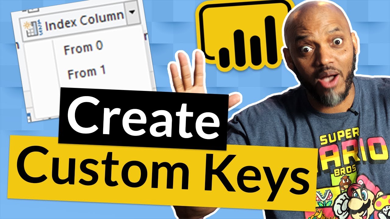 Create custom keys for your Power BI relationships - YouTube