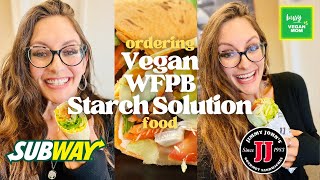 Ordering Vegan Food at Subway and Jimmy Johns 🥬🍅🥒🥗