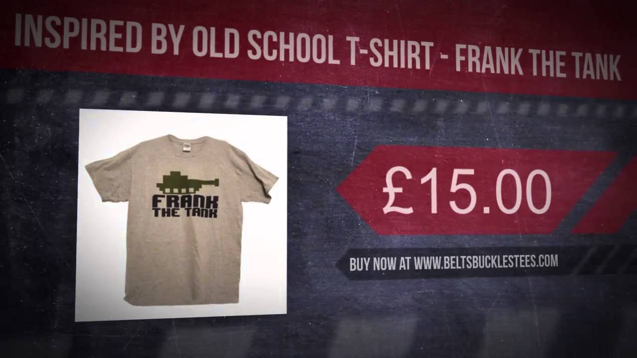 Inspired By Old School T-Shirt - Frank The Tank