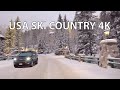 USA Ski Country 4K - Scenic Drive